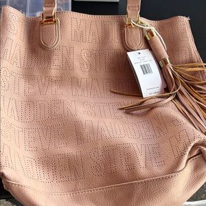 Steve Madden Blush Perforated Tote